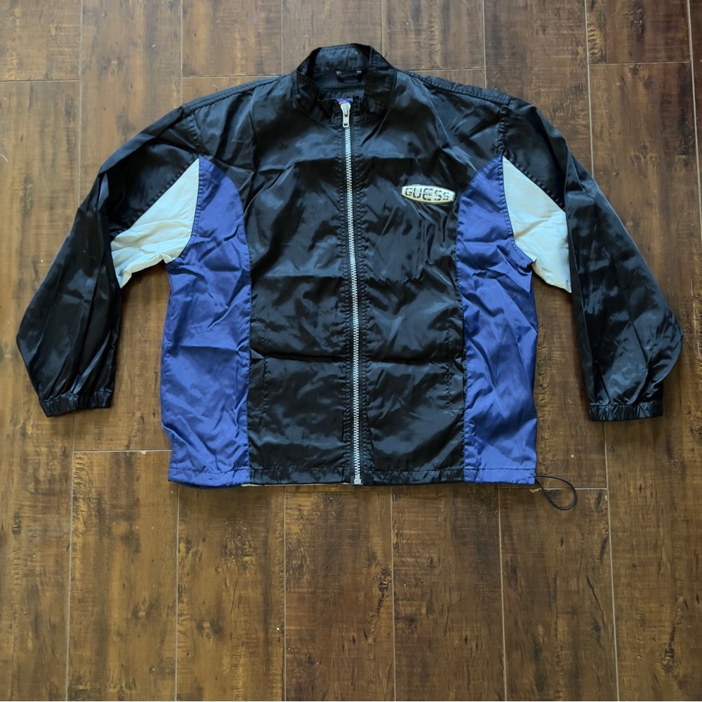 vintage Guess Techwear windbreaker talon zipper